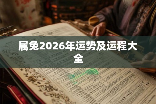 属兔2026年运势及运程大全