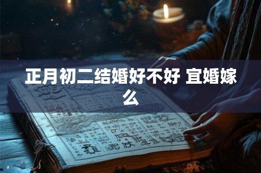 正月初二结婚好不好 宜婚嫁么 正月初二结婚好不好 宜婚嫁么