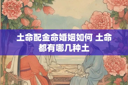 土命配金命婚姻如何 土命都有哪几种土