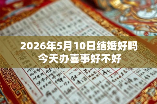 2026年5月10日结婚好吗 今天办喜事好不好
