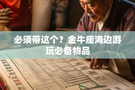 必须带这个？金牛座海边游玩必备物品