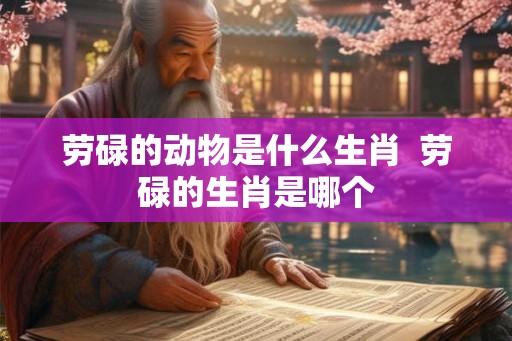 劳碌的动物是什么生肖  劳碌的生肖是哪个