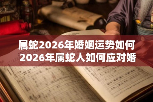 属蛇2026年婚姻运势如何 2026年属蛇人如何应对婚姻危机