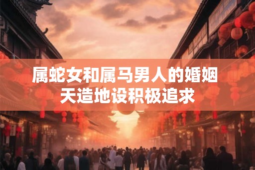 属蛇女和属马男人的婚姻 天造地设积极追求