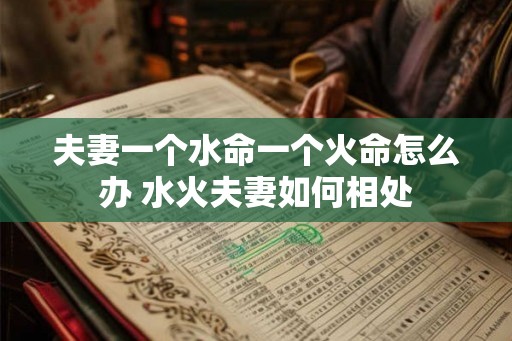 夫妻一个水命一个火命怎么办 水火夫妻如何相处 夫妻一个水命一个火命怎么办 水火夫妻如何相处