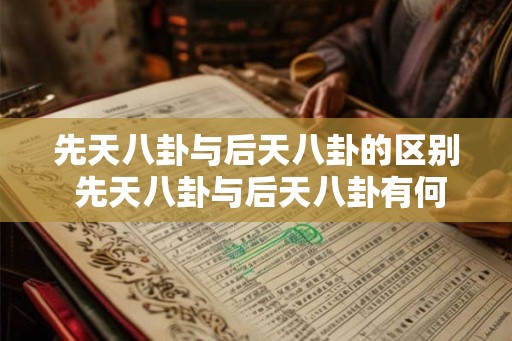 先天八卦与后天八卦的区别 先天八卦与后天八卦有何不同 先天八卦与后天八卦的区别 先天八卦与后天八卦有何不同