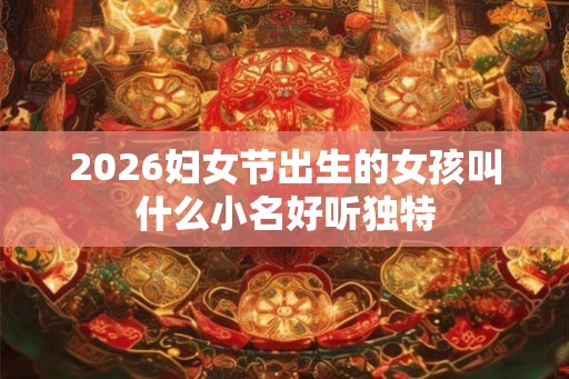 2026妇女节出生的女孩叫什么小名好听独特 2026妇女节出生的女孩叫什么小名好听独特