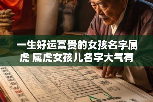 一生好运富贵的女孩名字属虎 属虎女孩儿名字大气有韵味