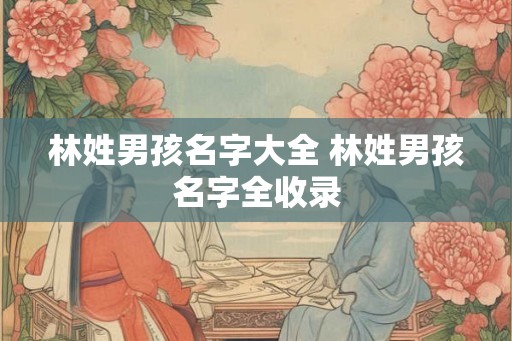 林姓男孩名字大全 林姓男孩名字全收录