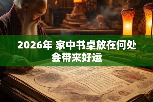 2026年 家中书桌放在何处会带来好运