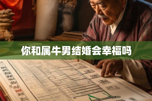 你和属牛男结婚会幸福吗
