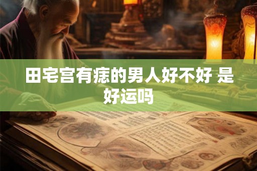 田宅宫有痣的男人好不好 是好运吗