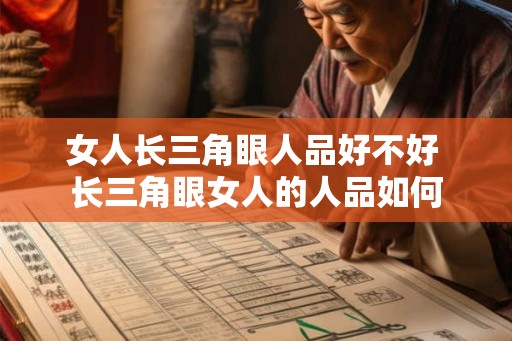 女人长三角眼人品好不好 长三角眼女人的人品如何