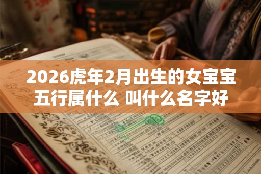 2026虎年2月出生的女宝宝五行属什么 叫什么名字好运