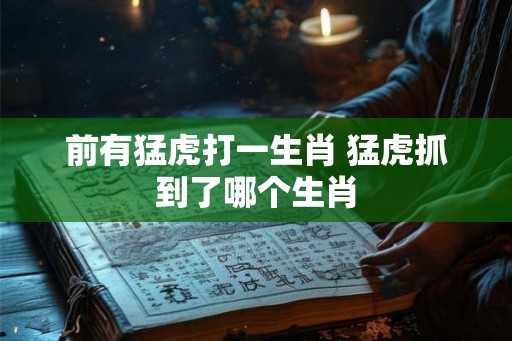 前有猛虎打一生肖 猛虎抓到了哪个生肖