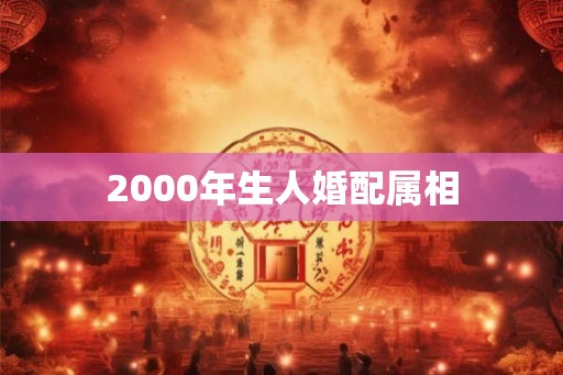 2000年生人婚配属相
