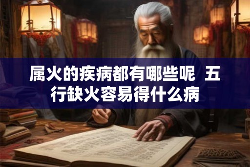 属火的疾病都有哪些呢  五行缺火容易得什么病