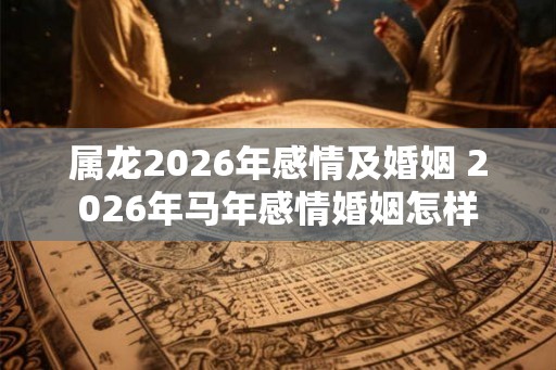 属龙2026年感情及婚姻 2026年马年感情婚姻怎样