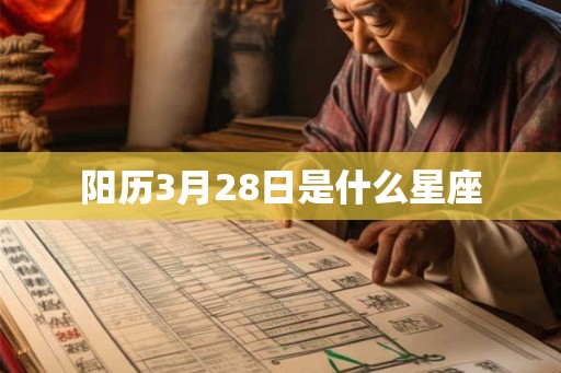 阳历3月28日是什么星座 阳历3月28日是什么星座