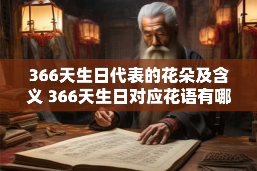 366天生日代表的花朵及含义 366天生日对应花语有哪些