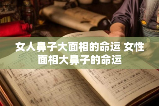 女人鼻子大面相的命运 女性面相大鼻子的命运