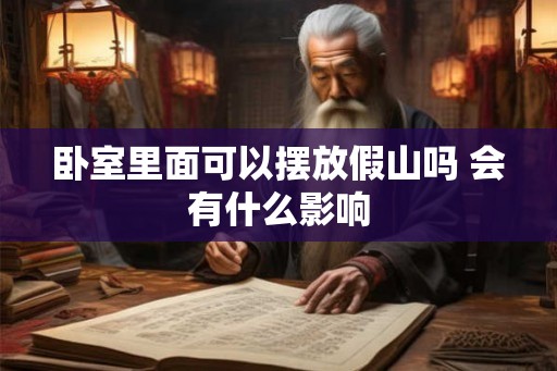 卧室里面可以摆放假山吗 会有什么影响