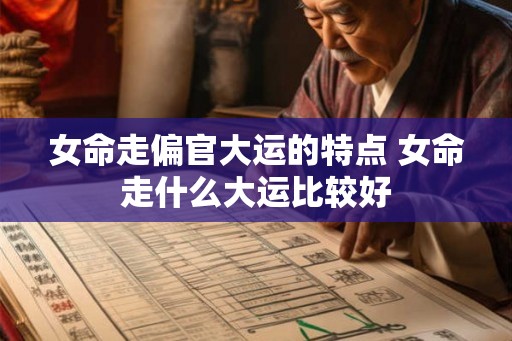 女命走偏官大运的特点 女命走什么大运比较好