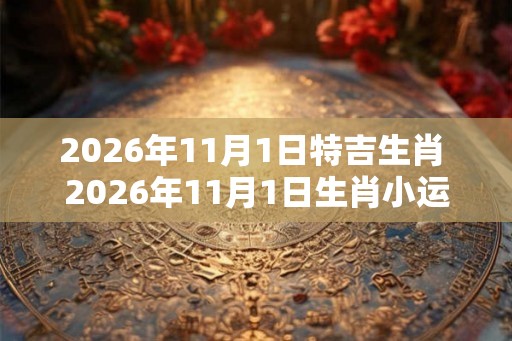 2026年11月1日特吉生肖 2026年11月1日生肖小运播报