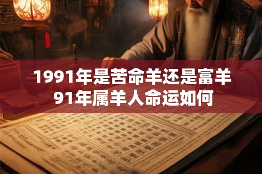 1991年是苦命羊还是富羊 91年属羊人命运如何