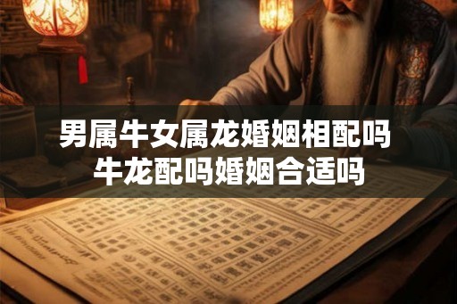 男属牛女属龙婚姻相配吗 牛龙配吗婚姻合适吗