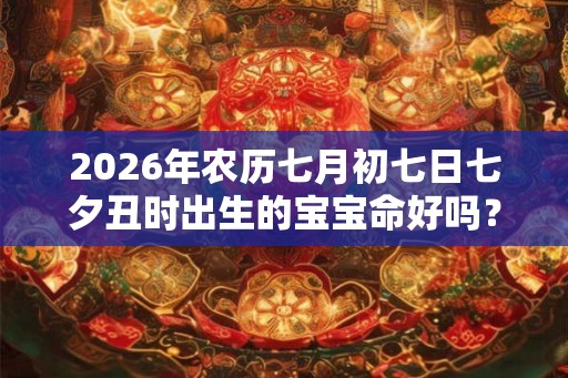 2026年农历七月初七日七夕丑时出生的宝宝命好吗? 2026年农历七月初七日七夕丑时出生的宝宝命好吗?