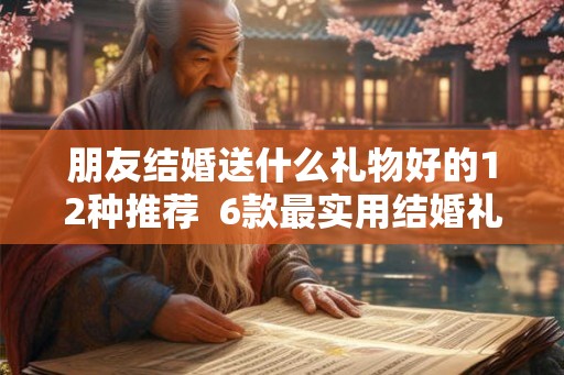 朋友结婚送什么礼物好的12种推荐  6款最实用结婚礼物推荐