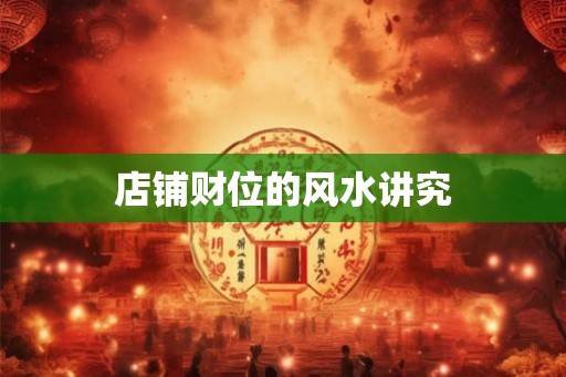 店铺财位的风水讲究