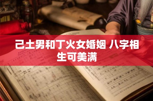 己土男和丁火女婚姻 八字相生可美满