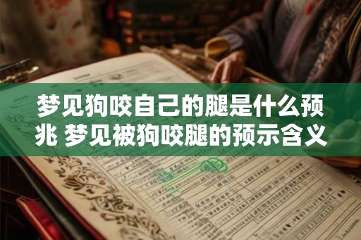 梦见狗咬自己的腿是什么预兆 梦见被狗咬腿的预示含义