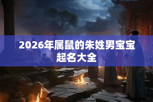 2026年属鼠的朱姓男宝宝起名大全 2026年属鼠的朱姓男宝宝起名大全