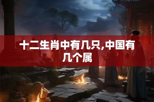 十二生肖中有几只,中国有几个属 十二生肖中有几只,中国有几个属