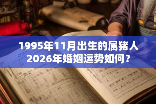 1995年11月出生的属猪人2026年婚姻运势如何？