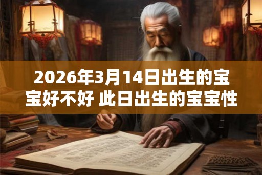 2026年3月14日出生的宝宝好不好 此日出生的宝宝性格