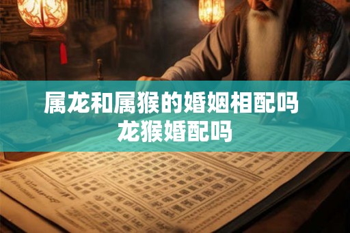 属龙和属猴的婚姻相配吗 龙猴婚配吗 属龙和属猴的婚姻相配吗 龙猴婚配吗