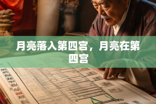 月亮落入第四宫，月亮在第四宫