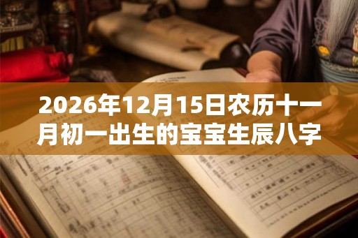 2026年12月15日农历十一月初一出生的宝宝生辰八字是什么