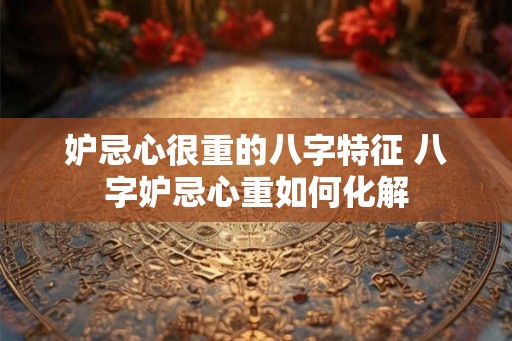 妒忌心很重的八字特征 八字妒忌心重如何化解 妒忌心很重的八字特征 八字妒忌心重如何化解