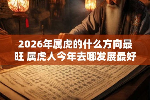 2026年属虎的什么方向最旺 属虎人今年去哪发展最好