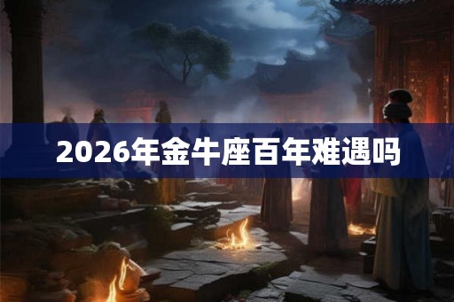 2026年金牛座百年难遇吗