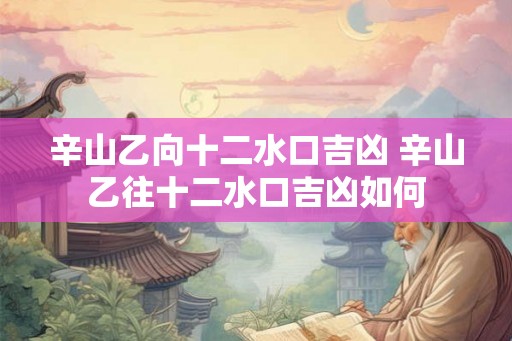 辛山乙向十二水口吉凶 辛山乙往十二水口吉凶如何