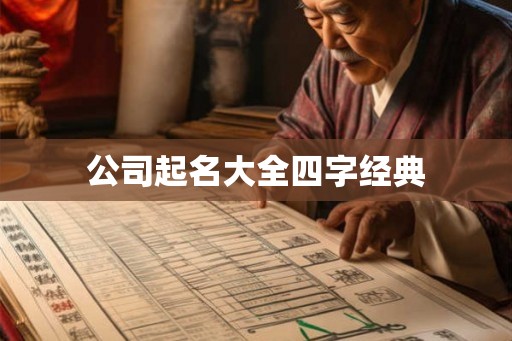 公司起名大全四字经典