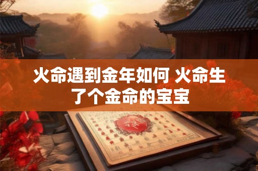 火命遇到金年如何 火命生了个金命的宝宝