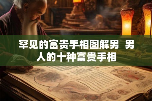 罕见的富贵手相图解男 男人的十种富贵手相 罕见的富贵手相图解男 男人的十种富贵手相