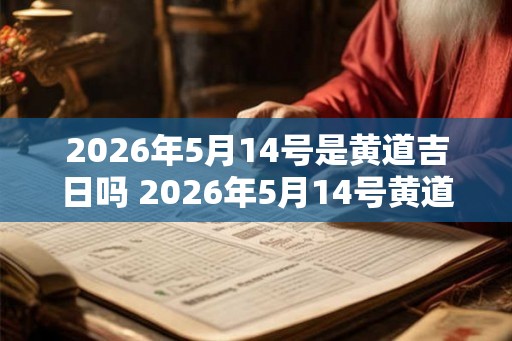 2026年5月14号是黄道吉日吗 2026年5月14号黄道吉日吗